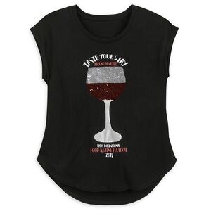 Epcot International Food & Wine Festival 2019 Reversible Sequin T-Shirt - Women